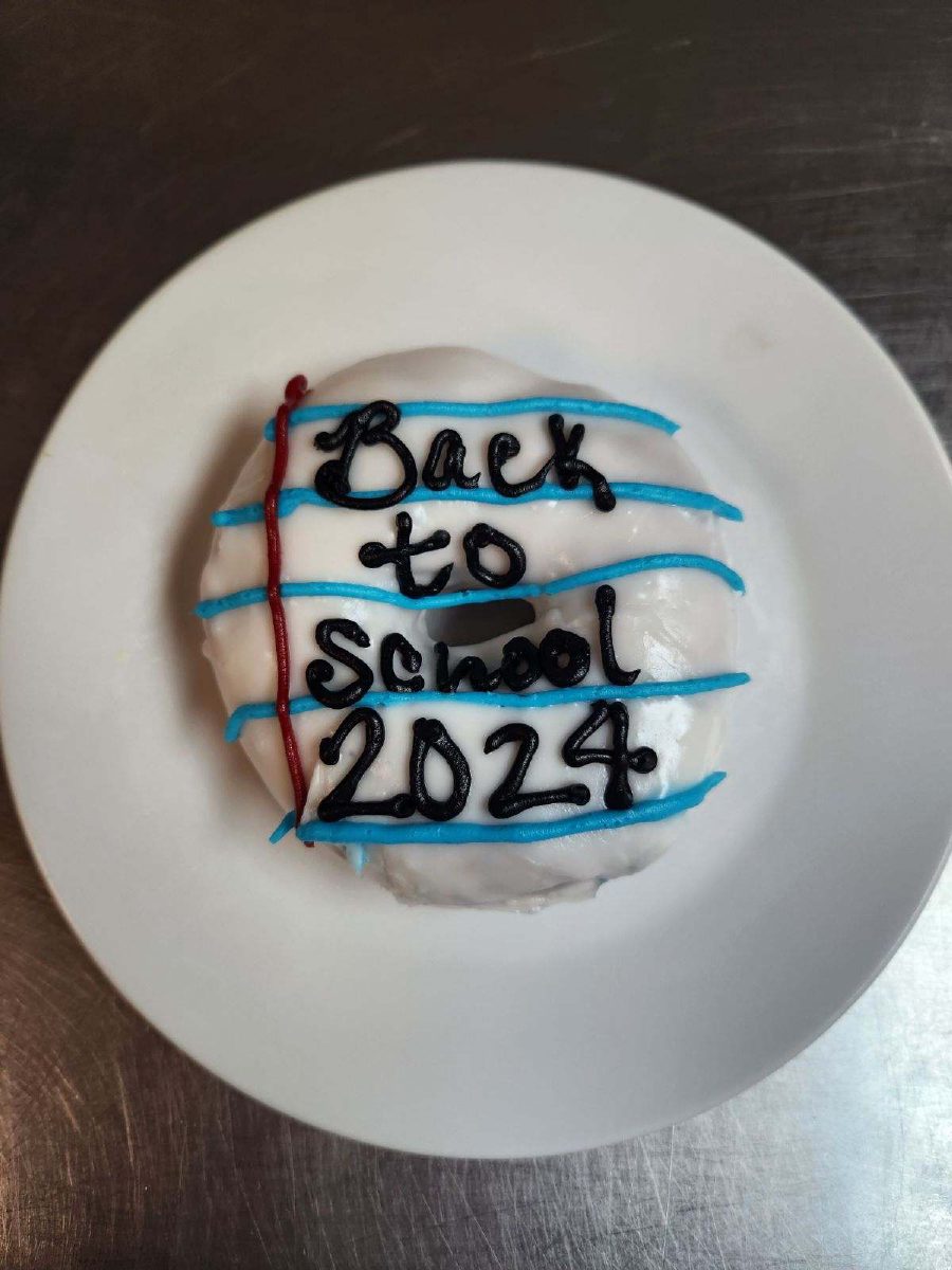 Back-to-School Notebook Donut