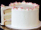 Lemon Strawberry Split Cake – Vanilla Cake with Lemon & Strawberry Mousse