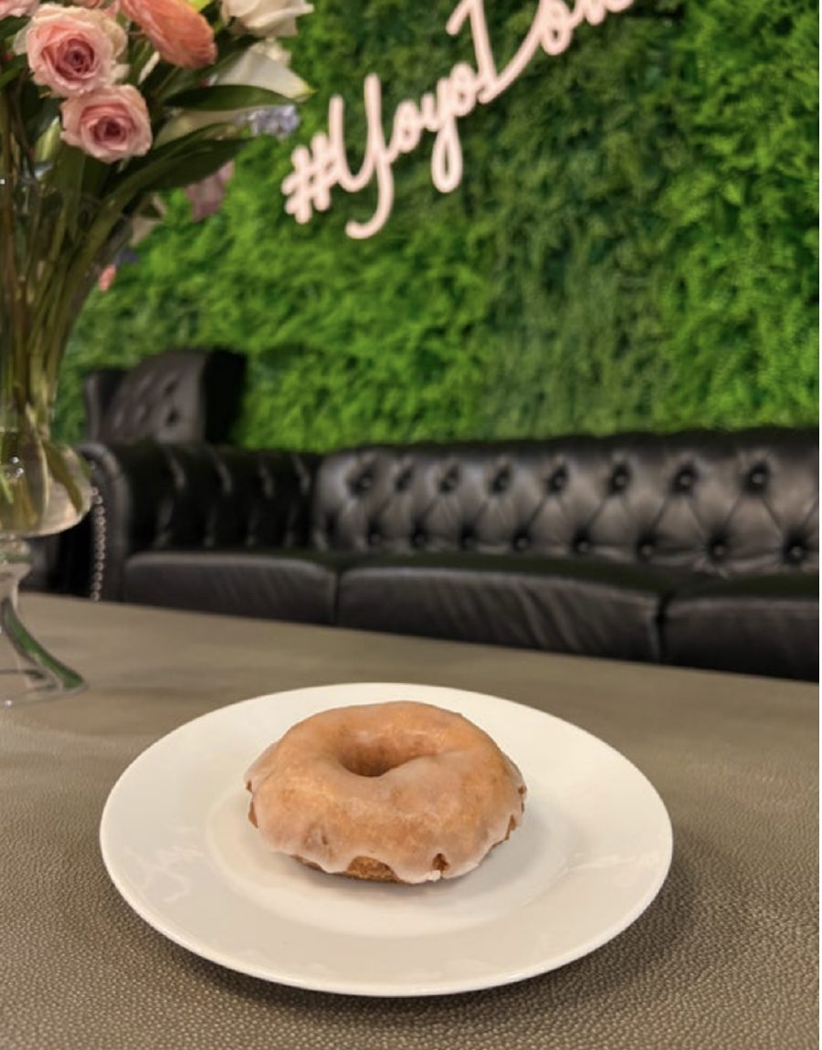 Pumpkin spice cake donut