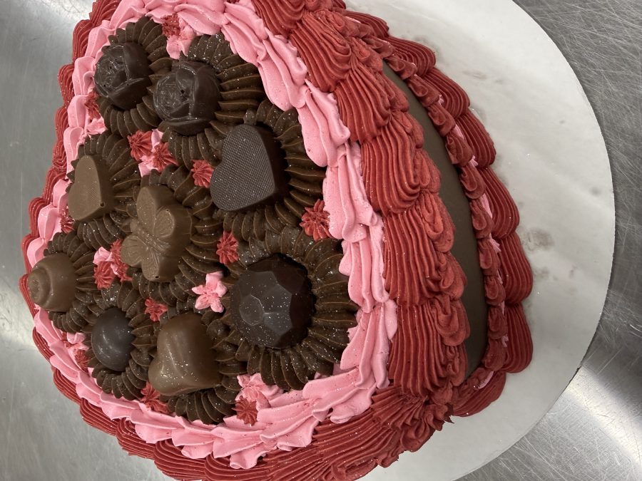 Valentine's Box of Chocolate cake
