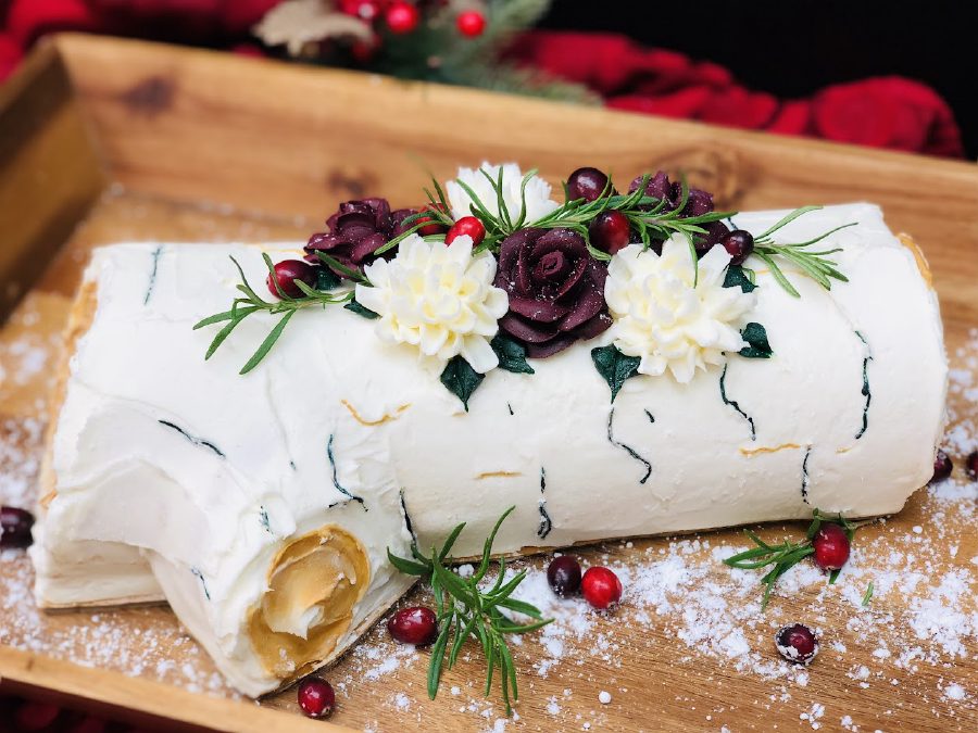 Yule Log Cake