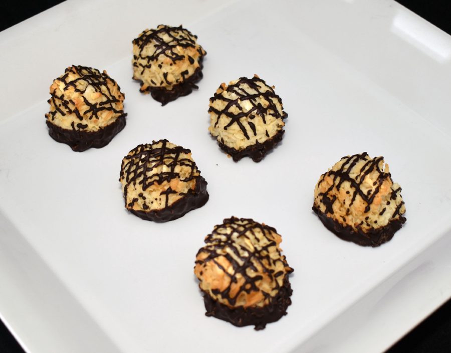 6 Pack - Chocolate Dipped Coconut Macaroons