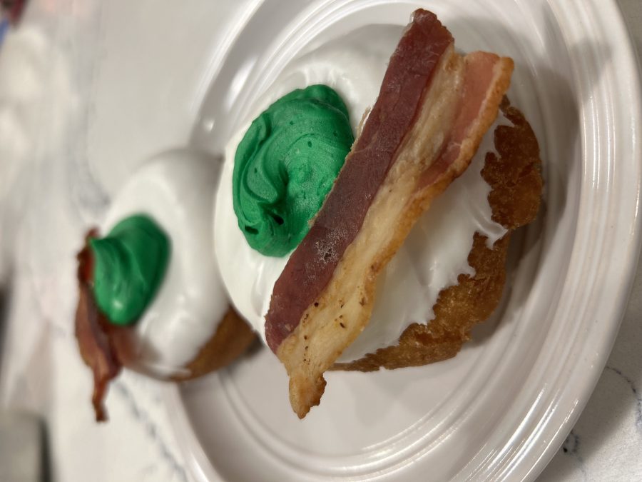 Green Eggs and Ham Cake Donut