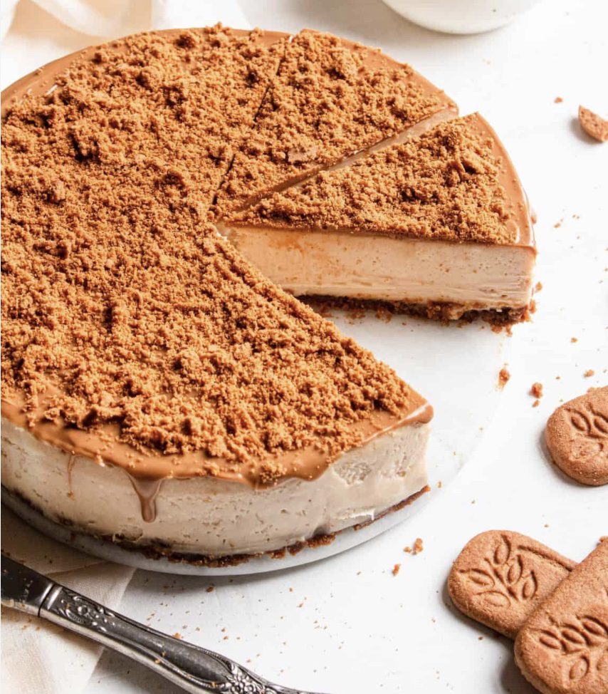 9" Biscoff Cookie Butter Cheesecake