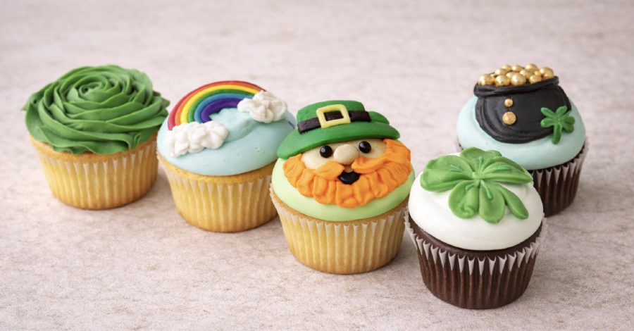 St Patrick's Day Cupcake