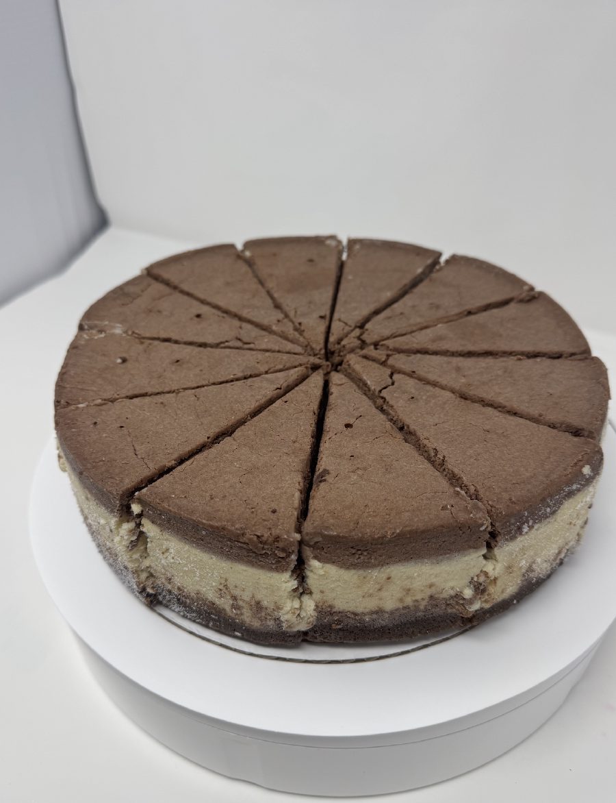 9 inch Black Tie Tuxedo Cheesecake