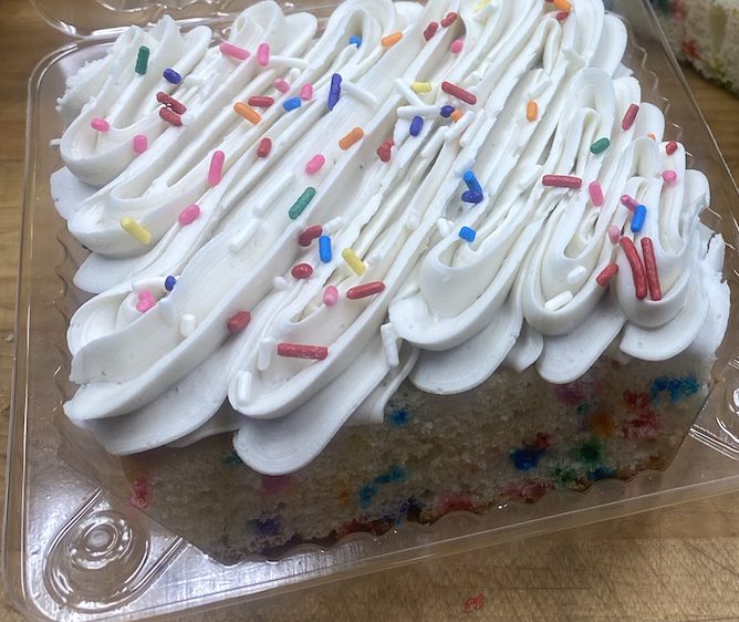 Cake slices