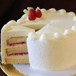 Lemon Raspberry Cake – Vanilla Cake with Lemon Curd & Raspberry