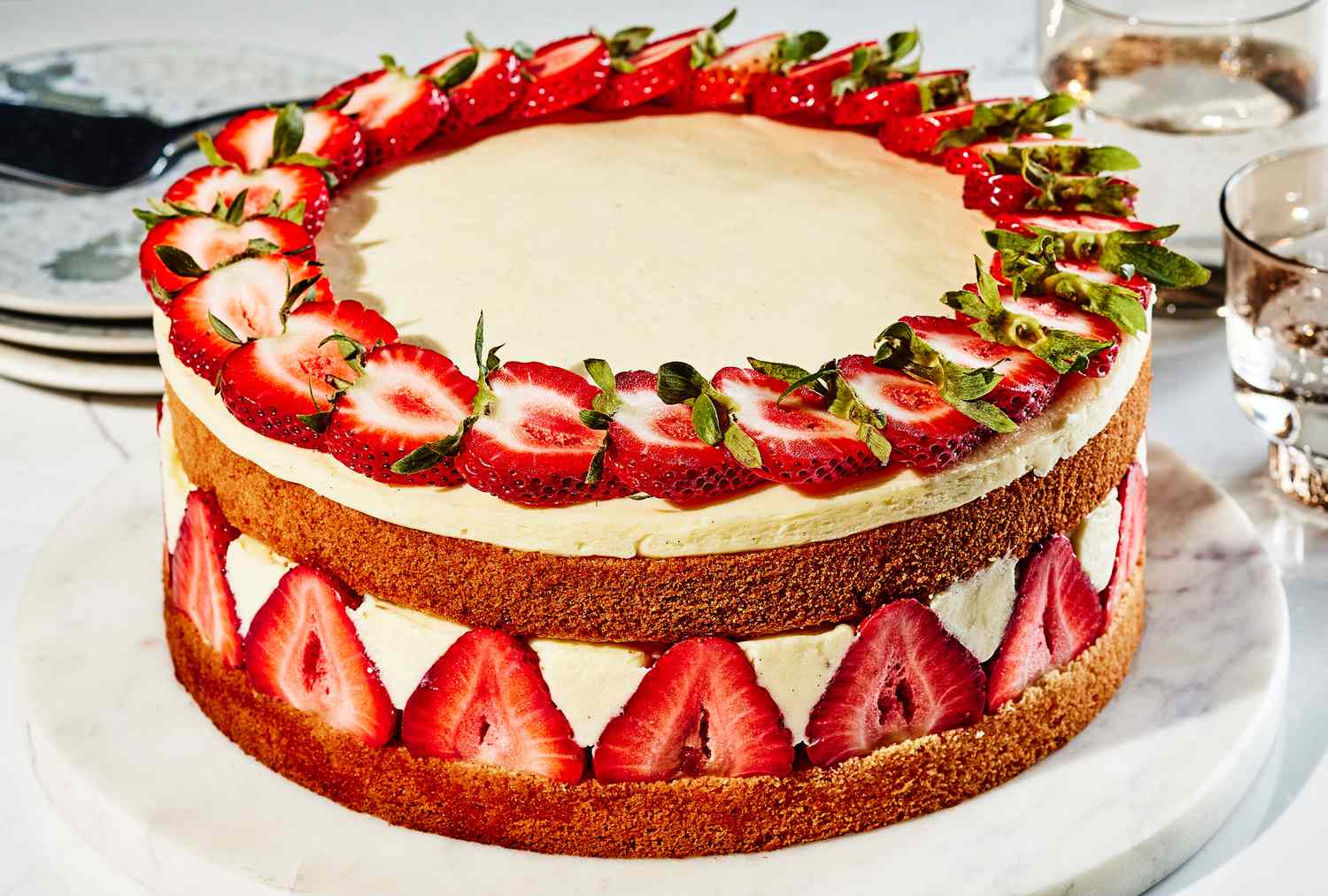 A beautifully decorated cake
