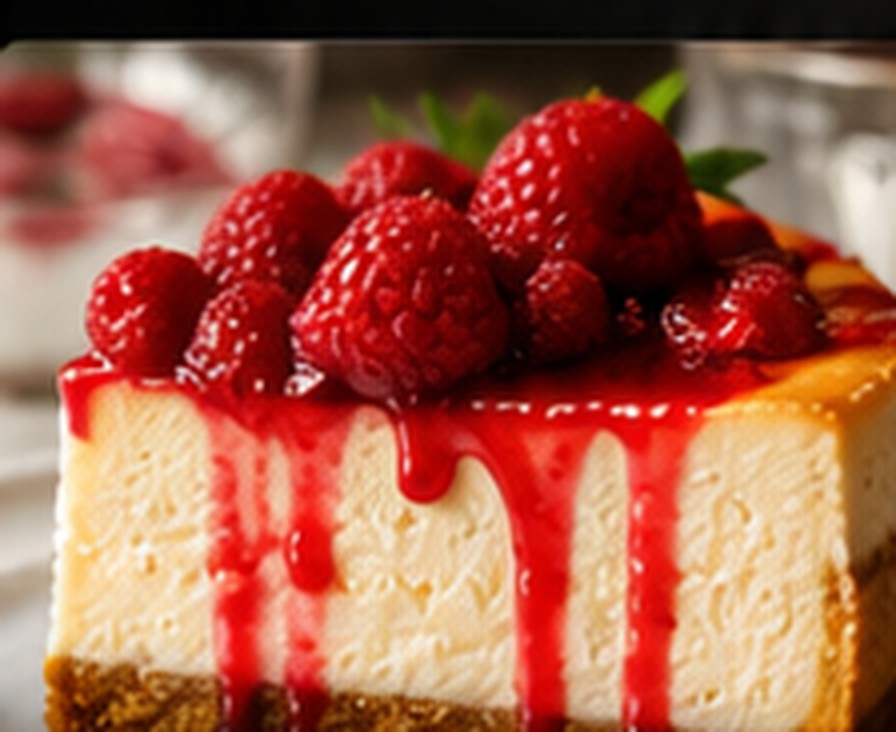 A black forest chocolate cherry cheesecake from Muddy Paws